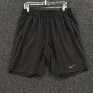 Nike Gladiator Tennis Shorts Men's XL Black Dri-Fit Pockets 10" Training